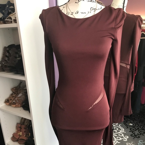 Alexander Wang Chocolate Mini Dress S - Picture 1 of 6